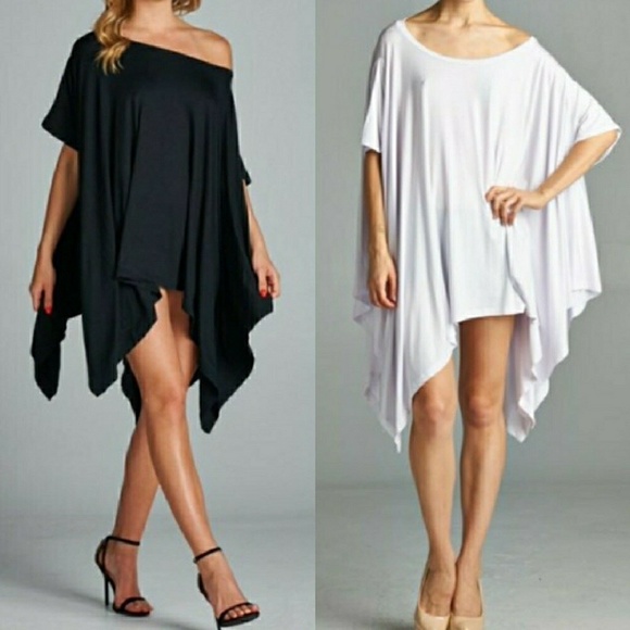 unbalanced hem flowy top - Picture 4 of 6